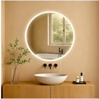 CLP Wandspiegel Laconia, Anti-Beschlag, LED-Licht, dimmbar, 3 Modi, IP44