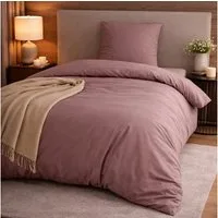 sleepling Bettwäsche Satin Wendebettbezug, Satin, glänzender Satin-Look