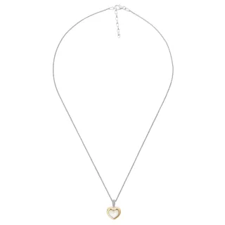Orphelia 'Debby' Damen-Kette mit Anhänger aus 925er Sterlingsilber – Silber/Gold ZH-7289/G