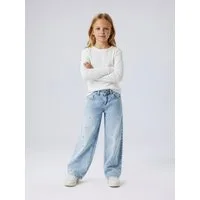 Name It Weite Jeans NKFROSE WIDE EMB JEANS 2010-FR NOOS allover bestickt