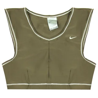 Nike Dri-Fit Sports Bra Fitness V-Ausschnitt braune ärmellose Training Top 222665 204
