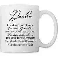 Spreadshirt Tasse Kollegin Kollege Geschenk Danke Tasse, Keramik