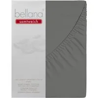 bellana Spannbettlaken Bellana samtweich, Jersey, Gummizug: rundum, (1 Stück), Perfekte Passform dank Elasthan