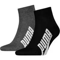PUMA Kurzsocken PUMA UNISEX BWT LIFESTYLE QUARTER (2 Paar) mit großem Logoschriftzug