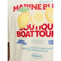 Jack & Jones PlusSize T-Shirt JORRIVIERA VINTAGE POSTER BACK TEE PLS mit Print