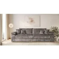 OTTO home Big-Sofa Soft&Cosy XXL, B: 303 cm - OTTO. Verlässliche Qualität., Mega-Sofa, Cord oder Chenille-Struktur, mit Federkern & 4 Zierkissen