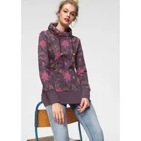 Ragwear Sweater NESKA O Kapuzen-Sweater mit asymetrischem Schalkragen