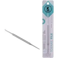 K-Pro Mineral-Nagelfeile Nagelfeile Edelstahl bei Engewachsenen Zehennägel, 1-tlg., Zehennagelfeile, eingewachsene Nägel behandeln, Fußpflege Werkzeug
