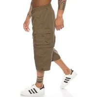Kendindza Collection Cargobermudas Bermudas Herren Kurze Hose Herren 3/4 Hose Herren Cargo Taschen Abnehmbare Beine kurze Hose Herren Cargoshorts Herren Sommer