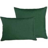 Beautex Kissenhüllen, Leinen Optik, Kissenbezug Sofakissen mit Reißverschluss, (2 Stück), 4 Größen, eingenähter Reißverschluss, viele Farben
