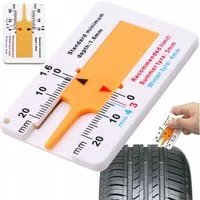 VERK GROUP Messschieber Reifenprofilmesser 0‑20 mm Profiltiefenmesser PKW Werkzeug, 1-St., 0–20 mm, kompakt