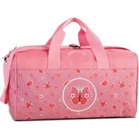 Ebaxx Sporttasche Kinder Sport Reise Tasche Jungen Mädchen Dino Hund Katze Löwe Auto