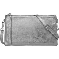 Caspar Clutch Leder Abendtasche Damen Umhängetasche - CLASSIC LINE - Modell No.717, leicht, elegant & langlebig- 100% Echtleder - Handmade in Italy