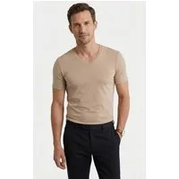 OLYMP T-Shirt Casual V-Ausschnitt, Ideal zum Unterziehen