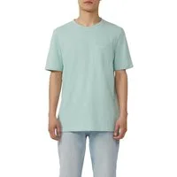 s.Oliver T-Shirt mit Brusttasche und offenen Kanten
