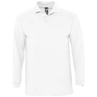 SOLS Winter II - Polo à manches longues - Homme (Blanc)