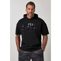 JP1880 Sweatshirt Hoodie Bauchfit Fitness Halbarm Print bis 7 XL
