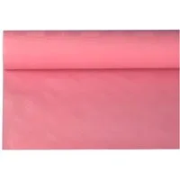 PAPSTAR Tischdecke Papiertischtuch mit Damastprägung 8 m x 1,2 m rosa