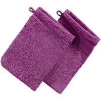 Erwin Müller Waschhandschuh Waschhandschuh "Heidelberg" 2er-Pack, Frottier, Walk-Frottier Uni