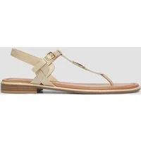 s.Oliver Sandalen Sandale Zehentrenner in Leder-Optik