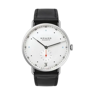 Nomos Glashütte Herrenuhr Metro 38 Datum 1102