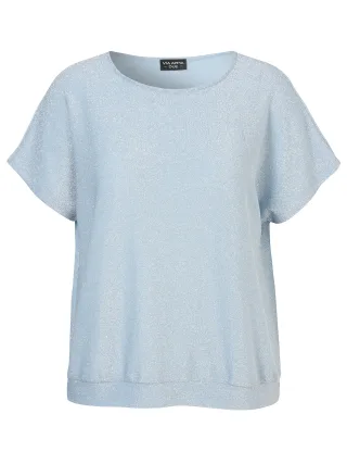 VIA APPIA DUE - T-Shirt Rundhals 1/2 Arm hellblau - Gr. - 52
