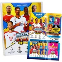 Topps Sammelkarte Topps Match Attax Karten Champions League Extra 2023-2024 - 1 Mappe +, Multipack