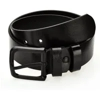 Gelverie Ledergürtel Herren Ledergürtel Schwarz GG-101