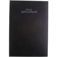 Stylex Notizbuch STYLEX Adressbuch mit 6-Ring-Mechanik schwarz 15x22cm