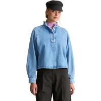 Marc O'Polo DENIM Jeansbluse aus reiner Bio-Baumwolle