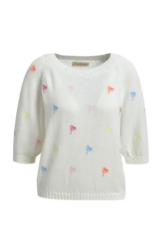 Smith&Soul - Raglan Pullover AOE offwhite print - Gr. - S