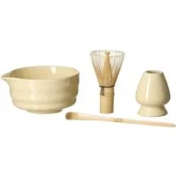 Ritzenhoff & Breker Teeservice Matcha Set 4 teilig für die traditionelle Teezubereitung (4-tlg), Steingut, Traditionelle Zubereitung