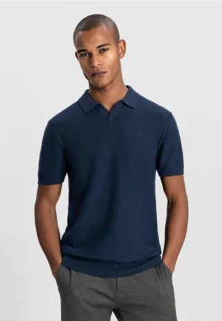 Dstrezzed - Mercury Short Sleeve Polo Dk. Navy - Gr. - XL