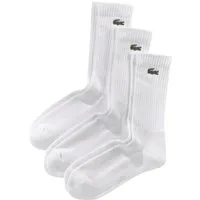 Lacoste Tennissocken (3-Paar) hochwertiger Baumwollmix, hoher Komfort und Langlebigkeit
