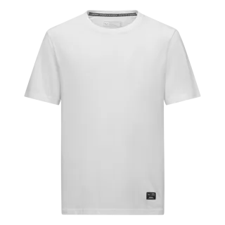 SALEWA - Eagle Logo Patch T-Shirt Herren - Weiss (Gr.46)