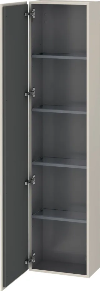 Duravit L-Cube Hochschrank Taupe Matt 400x243x1760 mm - LC1170L9191 LC1170L9191