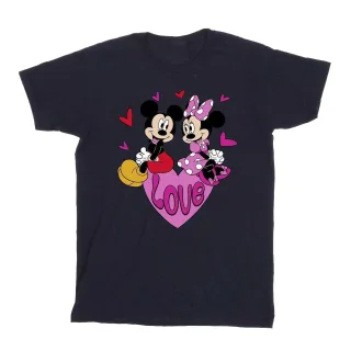 Disney - "Love" T-Shirt für Herren (Dunkles Marineblau)