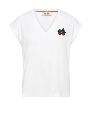 MOS MOSH - MMSilao V-SS Tee white - Gr. - M