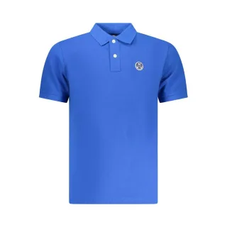 North Sails Blaues Baumwoll-Herrenpoloshirt