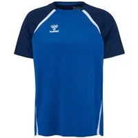 hummel Trainingsshirt HMLLEAD 2.0 JERSEY S/S mit Chevrons auf den Schultern, atmungsaktiv, schnelltrocknend