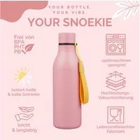SNOEKIE Thermoflasche SNOEKIE Edelstahl Thermoflasche, SGS Geprüft, Spülmaschinengeeignet