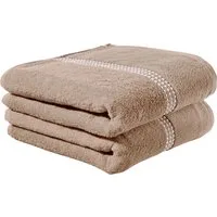 Erwin Müller Duschtuch Duschtuch "Mannheim" 2er-Pack, Frottier, Walk-Frottier Uni