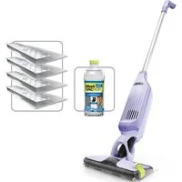 Shark Akku-Wischmopp Shark VacMop 2-in-1 kabelloser Staubsauger/Sprühmopp VM200EUPL, beutellos, VOLLSTÄNDIGE REINIGUNG MIT EINEM EINZIGEN EINWEGPAD, kabellos, leicht