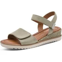 Tamaris Keilsandalette, Riemchensandale, Sommerschuh in veganer Verarbeitung