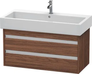Duravit Ketho Waschtischunterbau wandhängend Nussbaum dunkel Matt 950x440x480 mm - KT663802121 KT663802121