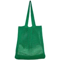 nsihing Strandtasche Damen Sommer Boho, Gestrickte Tasche Beach Bag Netz Strandbeutel (Häkeltasche Mesh Gehäkelt Handtasche, Tote Bag), Netztasche Umhängetasche Sommertaschen für Reisen, Alltag