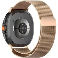 SmartUP Smartwatch-Armband für Samsung Galaxy Watch 8 / 8 Classic Milanese Edelstahl Ersatzband, stufenlos einstellbar, rostfreier Edelstahl