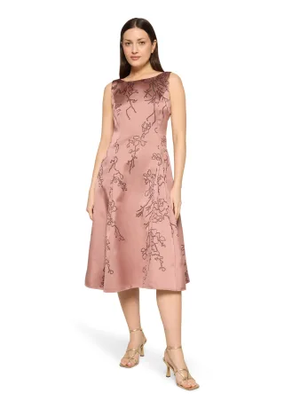 Vera Mont - Cocktailkleid Rosé/Black - Gr. - 38