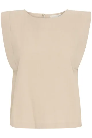 ICHI - Top - Ihunity beige - Gr. - 40