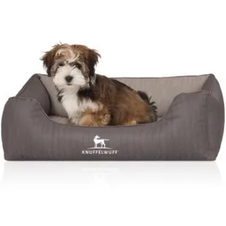 Knuffelwuff Orthopädisches Hundebett Outlander aus laser-gestepptem Kunstleder